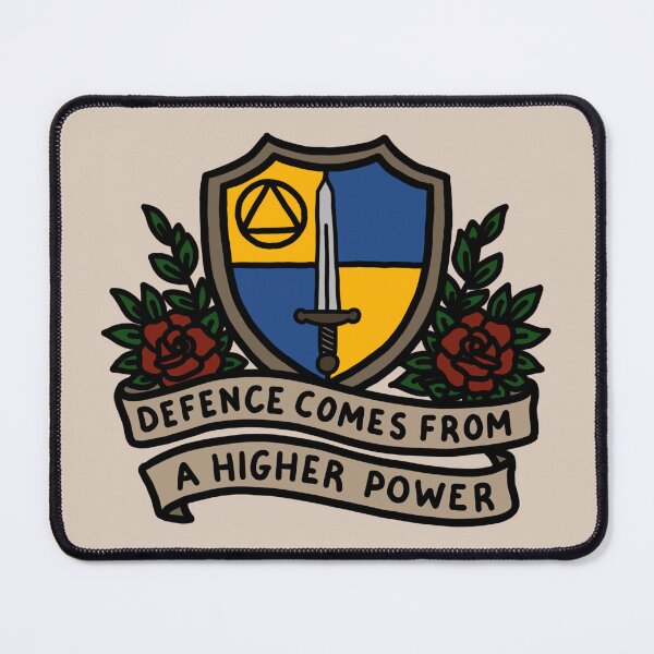 Item preview, Our Defence Must Come From a Higher Power (Colour) designed and sold by veampleo.