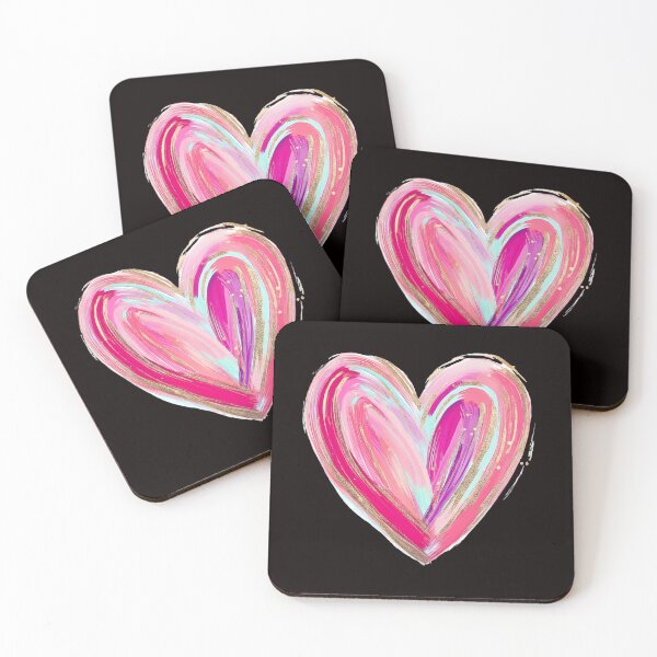 Item preview, Preppy Painted Valentines Day Heart, Brushstroke Valentines, Retro Valentine, Valentine Design designed and sold by DesignDenDo ⭐⭐⭐⭐⭐.