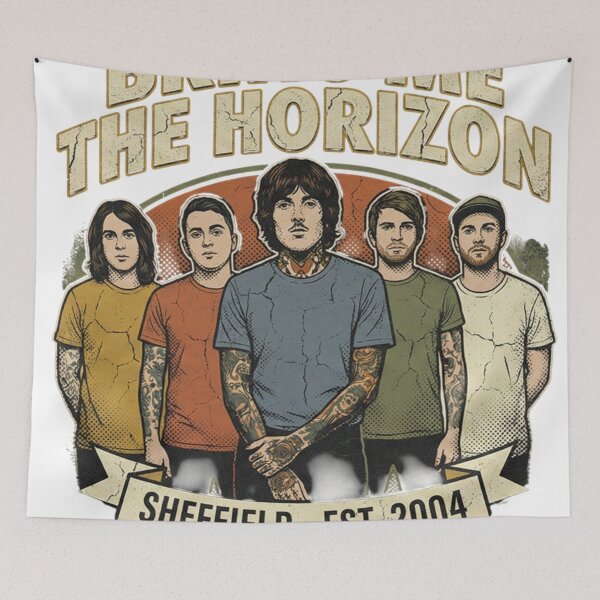 Item preview, Vintage Horizon: Classic Lineup Tee designed and sold by GENIE'S.