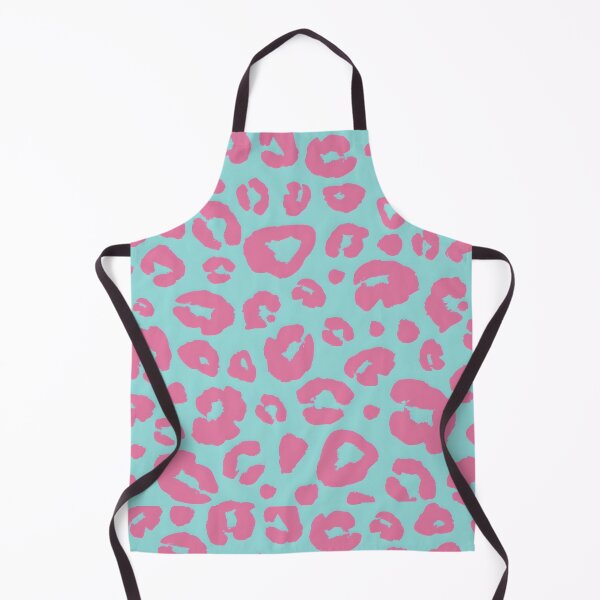 Item preview, Pink Cheetah Print on Blue Background – Fun Animal Pattern designed and sold by Rhym3Zone.