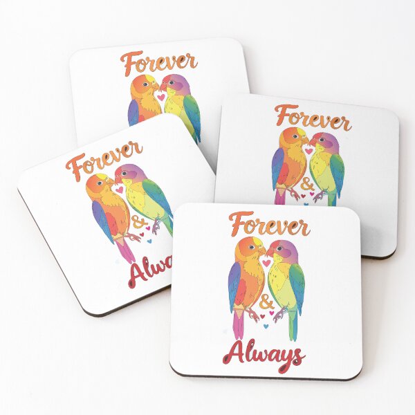 Item preview, Forever & Always Love Birds - Eternal Love Illustration Art  designed and sold by MarWachaN.