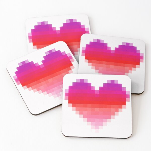Item preview, Y2K Pixel Heart - Modern Cyber Valentine Aesthetic designed and sold by Design_Your_Day.