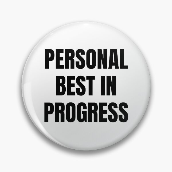 Item preview, Personal Best in Progress – Bold Gaming Motivation Text designed and sold by PHRASEandSTYLE.