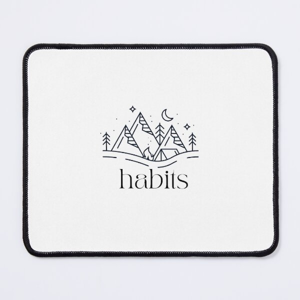 Item preview, Nature & Habits | Minimalist Mountain Grind designed and sold by HustleAndHabit.