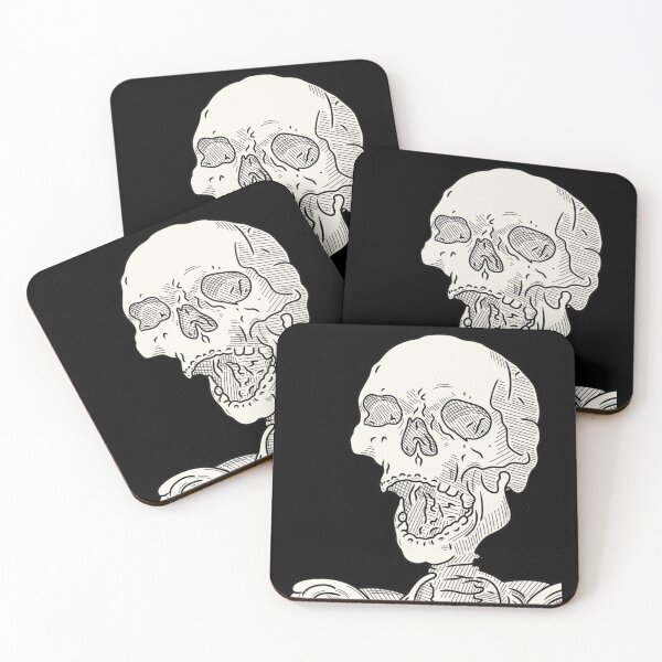 Item preview, Happy Dead Man Skeleton | Memento Mori Laughing Skull Meme designed and sold by Based History.