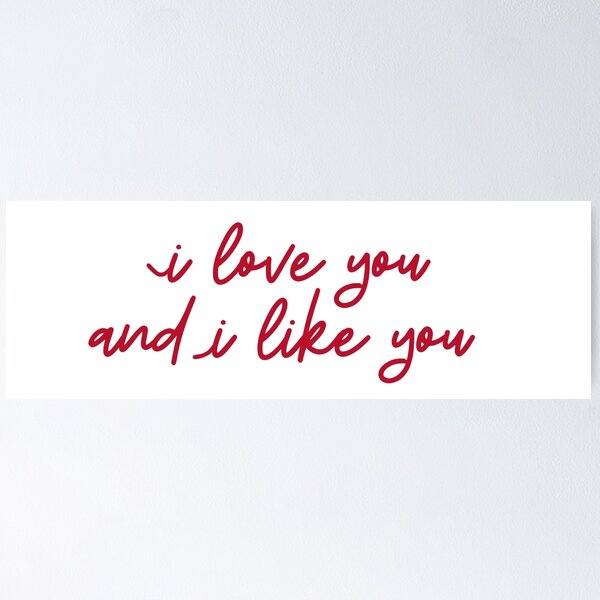 Item preview, I love you and I like you, Parks and Rec designed and sold by ellapthomas2.