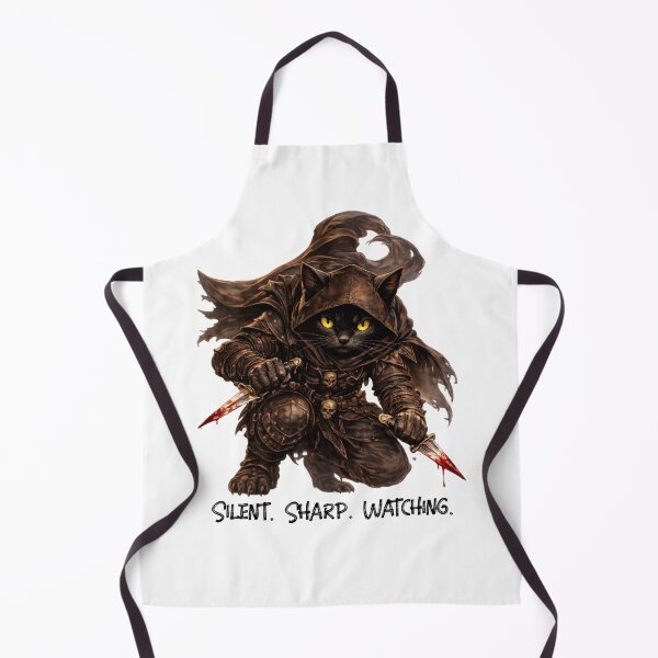 Item preview, Cat Assassin – Silent. Sharp. Watching. | Warrior Animals designed and sold by DigiWoosh.