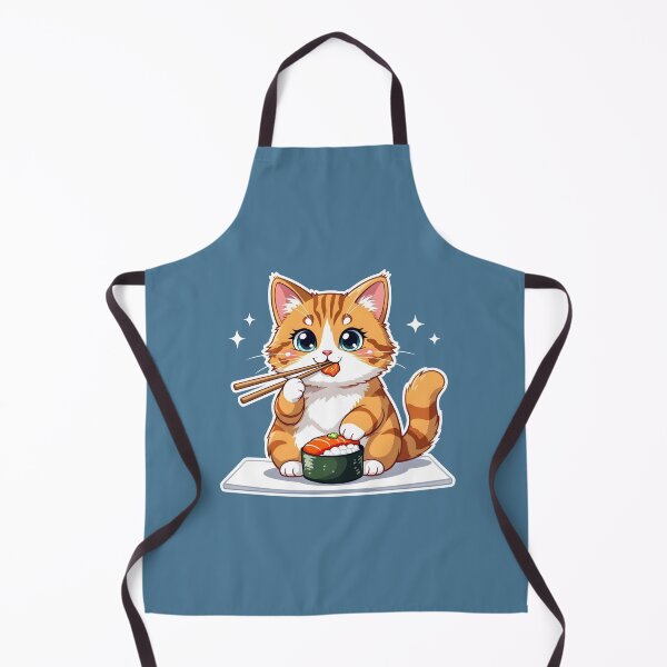 Item preview, Cat and sushi designed and sold by PrintLabStudio.
