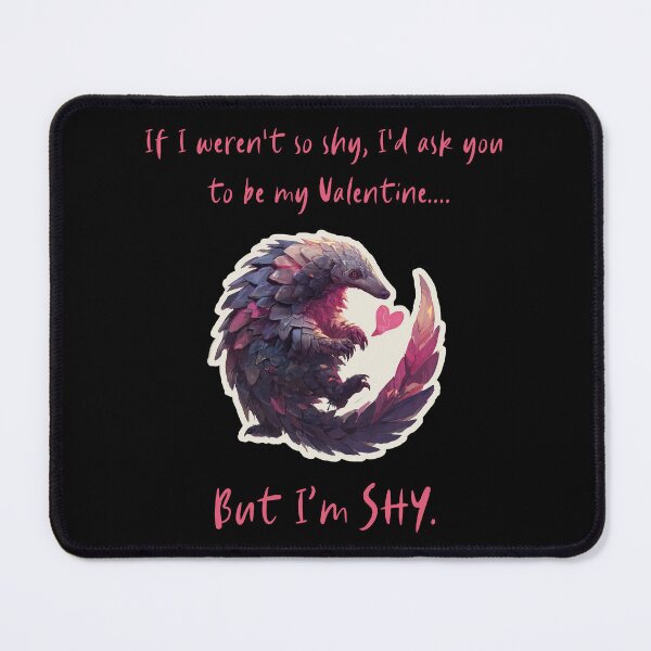 Item preview, Cute Shy Pangolin Valentine Design for Every Introvert designed and sold by KZurHTPC.
