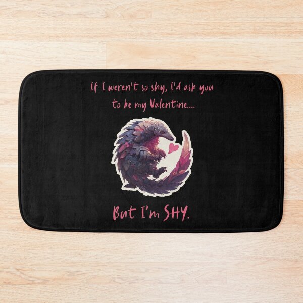 Item preview, Cute Shy Pangolin Valentine Design for Every Introvert designed and sold by KZurHTPC.