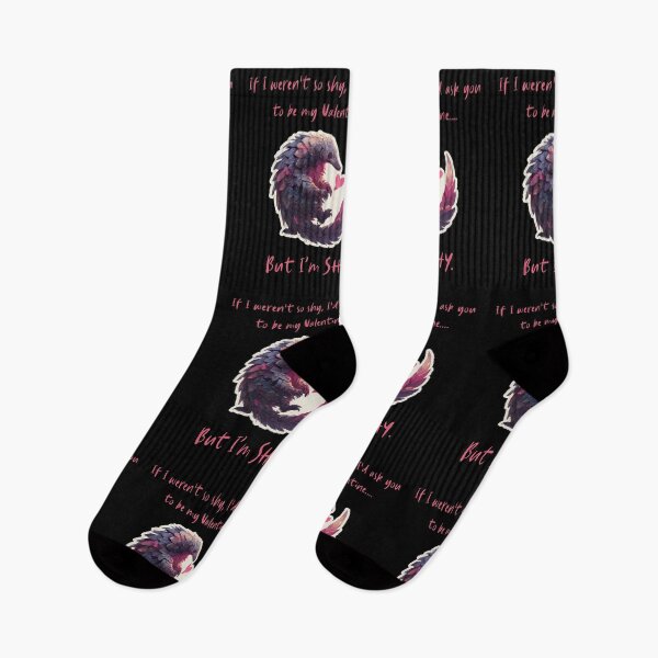 Item preview, Cute Shy Pangolin Valentine Design for Every Introvert designed and sold by KZurHTPC.