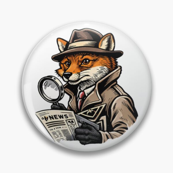 Item preview, Clever Detective Fox Mind designed and sold by TrendlyStudio.
