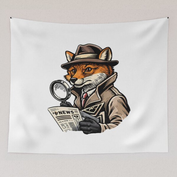 Item preview, Clever Detective Fox Mind designed and sold by TrendlyStudio.