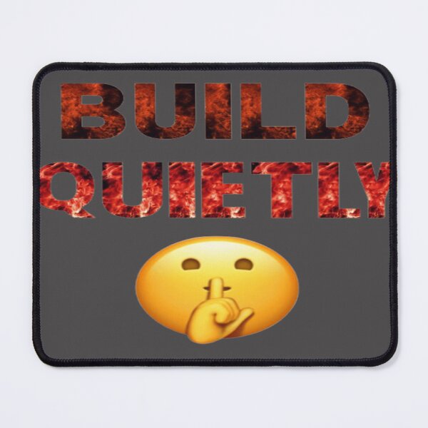 Item preview, Build Quietly Minimalist Motivation Quote designed and sold by SaviourVibes.