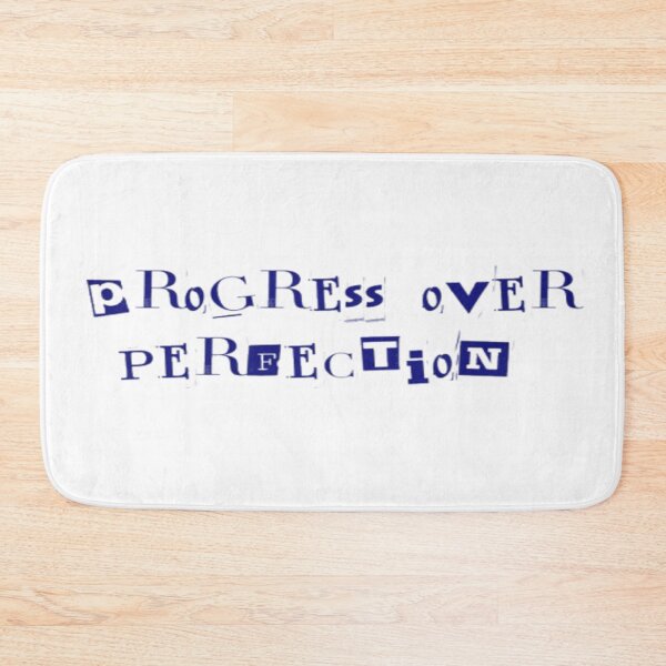 Item preview, Progress Over Perfection Motivation Quote designed and sold by SaviourVibes.