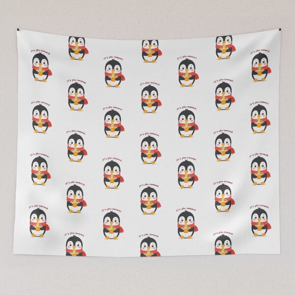Item preview, Kawaii Penguin Slurping Ramen - Cute Food Art designed and sold by MarWachaN.