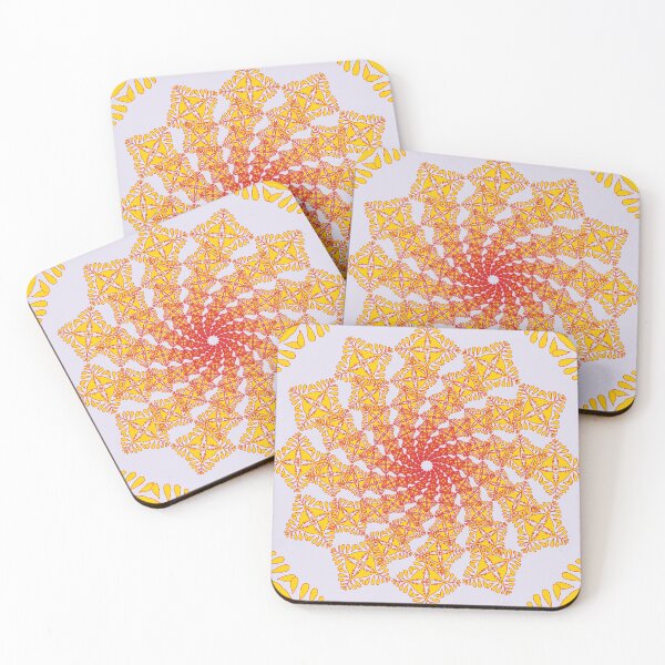 Item preview, Golden Horizon Flame designed and sold by OIL Pattern Design .