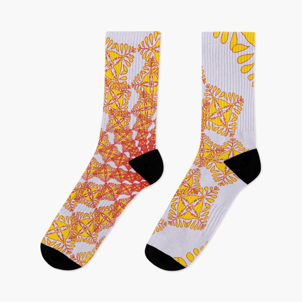 Item preview, Golden Horizon Flame designed and sold by OIL Pattern Design .