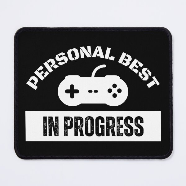 Item preview, Personal Best in Progress – Retro Controller Arcade Style designed and sold by PHRASEandSTYLE.