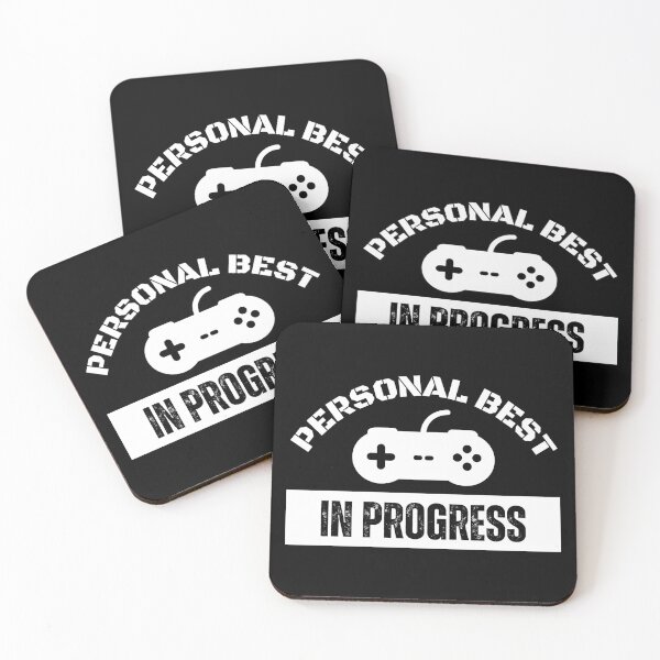 Item preview, Personal Best in Progress – Retro Controller Arcade Style designed and sold by PHRASEandSTYLE.