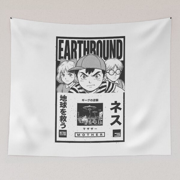 Item preview, EarthBound: The War Against Giygas - Retro Manga Style designed and sold by WHAT THE SHIRT.