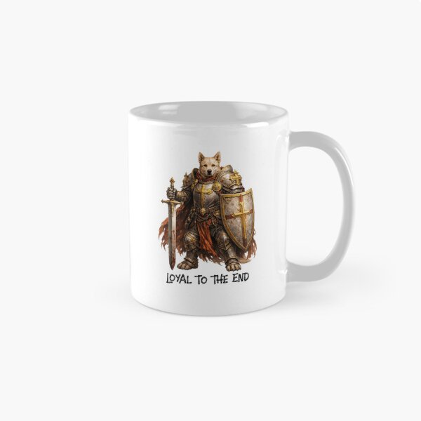 Item preview, Dog Paladin – Loyal to the End | Warrior Animals designed and sold by DigiWoosh.