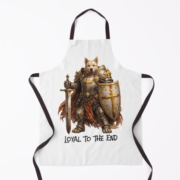 Item preview, Dog Paladin – Loyal to the End | Warrior Animals designed and sold by DigiWoosh.