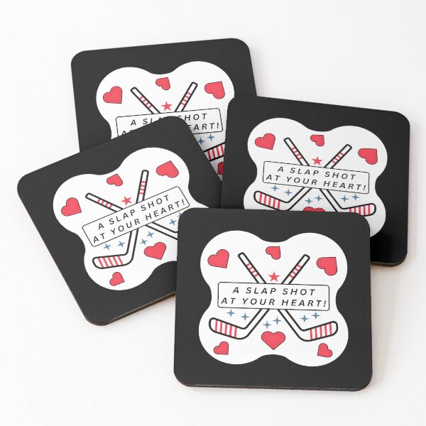 Item preview, SLAP SHOT HEART VALENTINE designed and sold by fetch-it-studio.