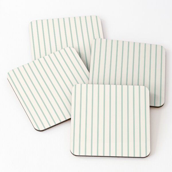 Item preview, Green and Cream Stripes designed and sold by gabriellejean.