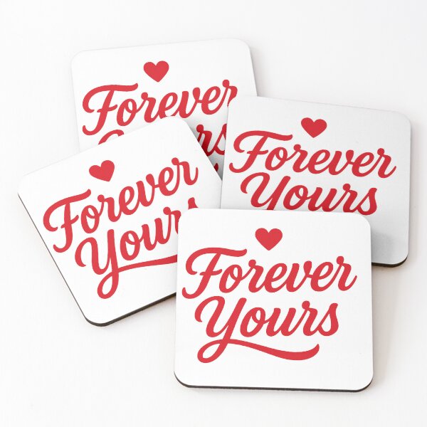 Item preview, Romantic Valentine Quote – Forever Yours designed and sold by QuietNessa.