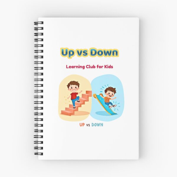 Item preview, Up vs Down Opposites – Cute Preschool Learning Illustration designed and sold by AME Kids Designs.