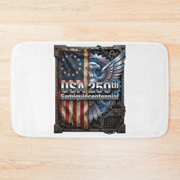 Item preview, Split Flag 1776-2026 Eagle Chrome Tee designed and sold by JaaCreativeShop.