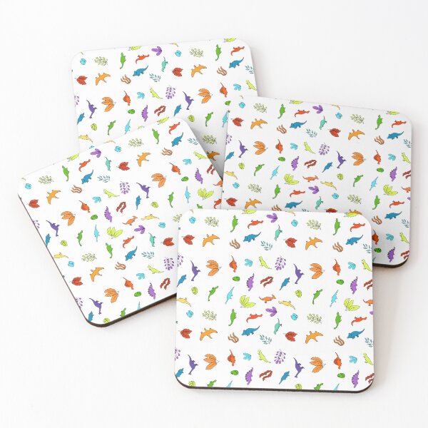 Item preview, Coloful neon Dinosaur baby pattern designed and sold by steladecastro.