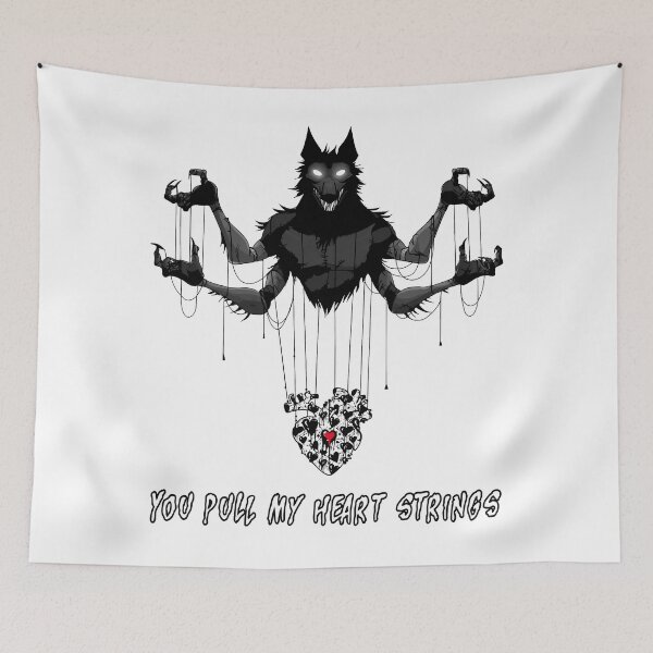 Item preview, You Pull My Heart Strings - Red Black White designed and sold by Artsy Sharky.