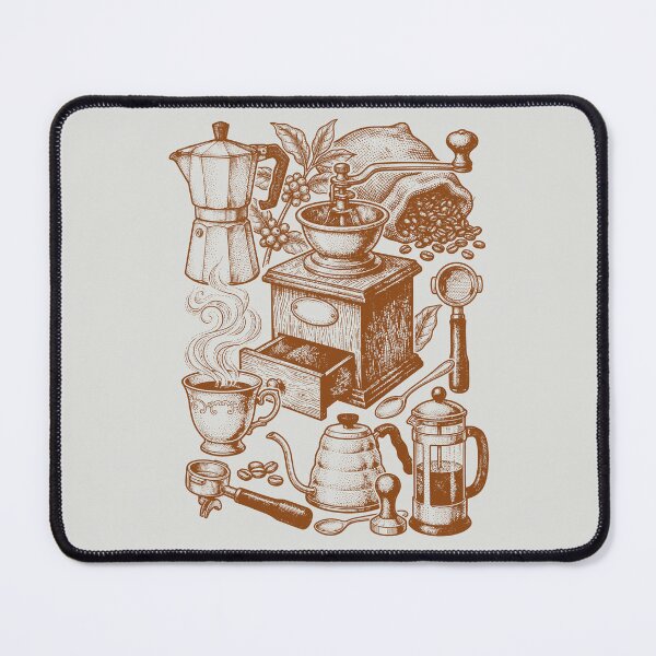 Item preview, Sepia Coffee Tools - Vintage Rustic Engraving designed and sold by DigitalGlade.
