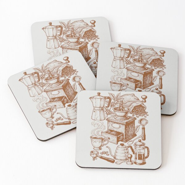 Item preview, Sepia Coffee Tools - Vintage Rustic Engraving designed and sold by DigitalGlade.