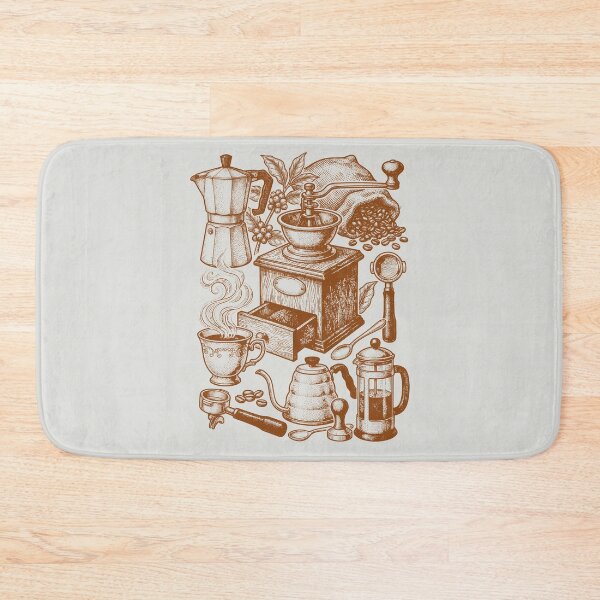 Item preview, Sepia Coffee Tools - Vintage Rustic Engraving designed and sold by DigitalGlade.