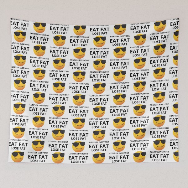 Item preview, Eat Fat. Lose Fat. Confuse Everyone. Funny Gifts for People on a Ketogenic and Carnivore Diet designed and sold by MOKRONOS.