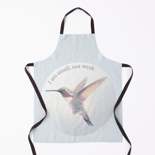 Item preview, I Am Small, Not Weak – Hummingbird Inspirational Quote Illustration designed and sold by soletstudio.