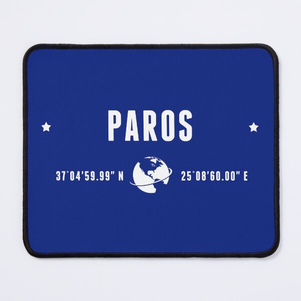 Item preview, Paros Greece Coordinates Globe Travel designed and sold by capricedefille.