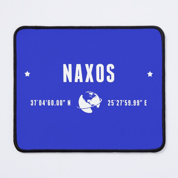 Item preview, Naxos Greece Coordinates Globe Travel designed and sold by capricedefille.