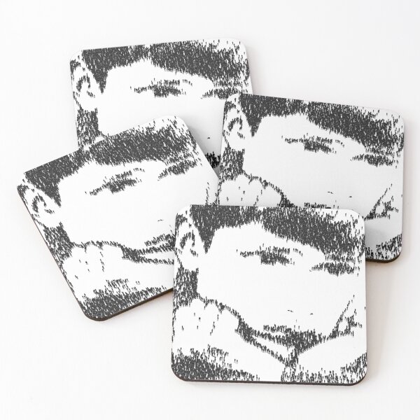 Item preview, People Mosaic Face - Abstract Crowd Silhouette Portrait Art designed and sold by Latikshop.