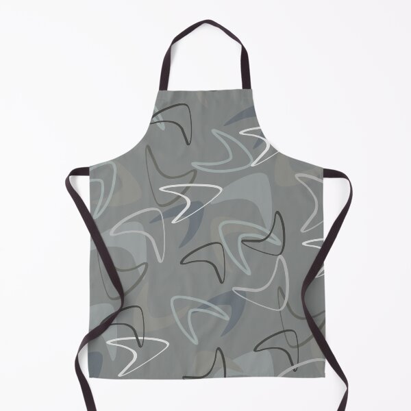 Item preview, Grey Boomerangs Seamless Repeat designed and sold by Sharon Schwalbe.