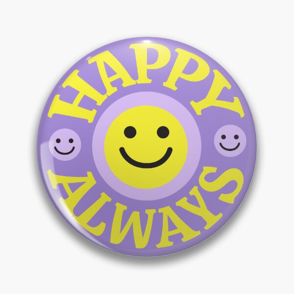 Item preview, Happy always smile face sticker designed and sold by DesignPMG.
