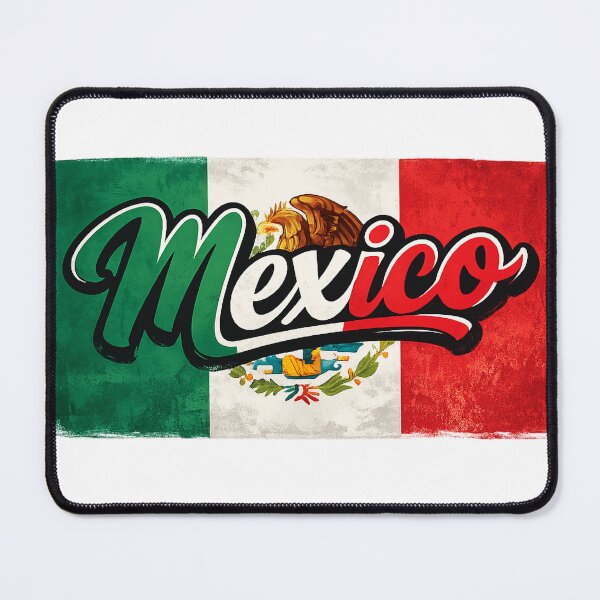 Item preview, Mexico Vintage Flag Design – Mexican Pride Retro Typography Art designed and sold by GarnerSupplyCo.