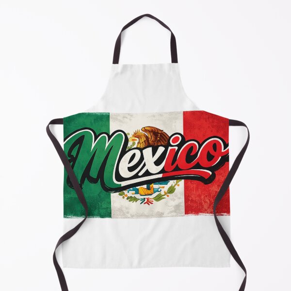 Item preview, Mexico Vintage Flag Design – Mexican Pride Retro Typography Art designed and sold by GarnerSupplyCo.