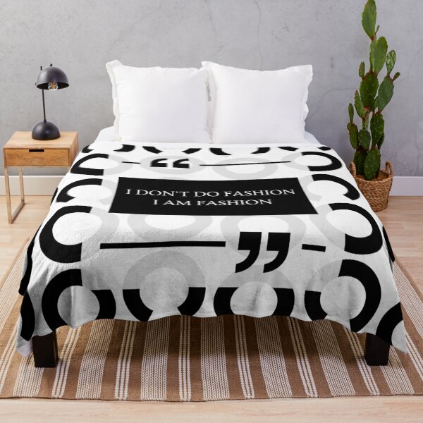 Item preview, Fashion Icon Quote - Monochrome designed and sold by SaltedBeachPaperie.