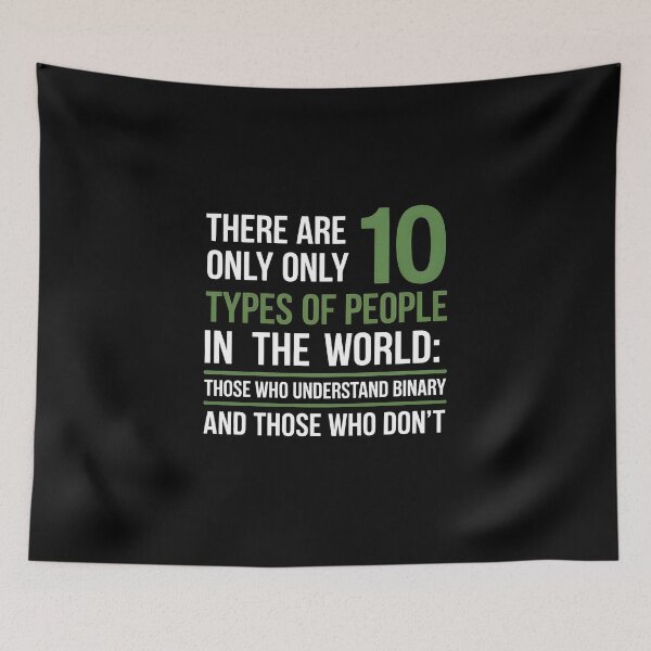 Item preview, There Are 10 Types of People Binary Code designed and sold by StackOverfit.