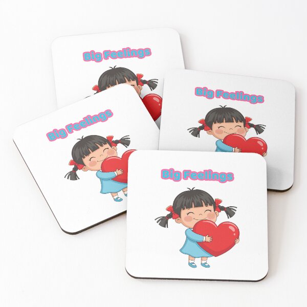 Item preview, So Much Love – Big Feelings for Kids | Little Kid Hugging a Heart designed and sold by AME Kids Designs.