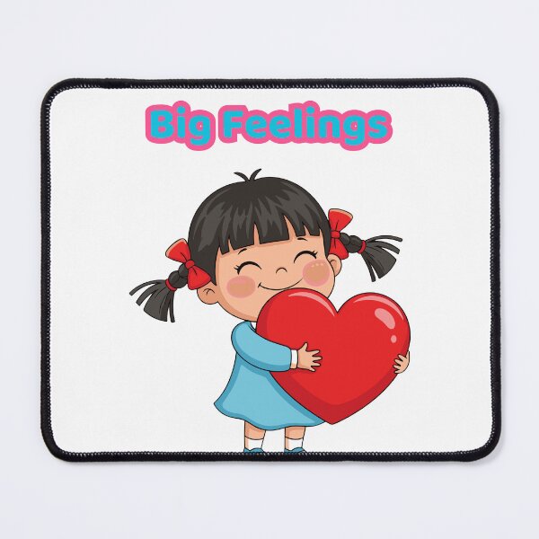 Item preview, So Much Love – Big Feelings for Kids | Little Kid Hugging a Heart designed and sold by AME Kids Designs.